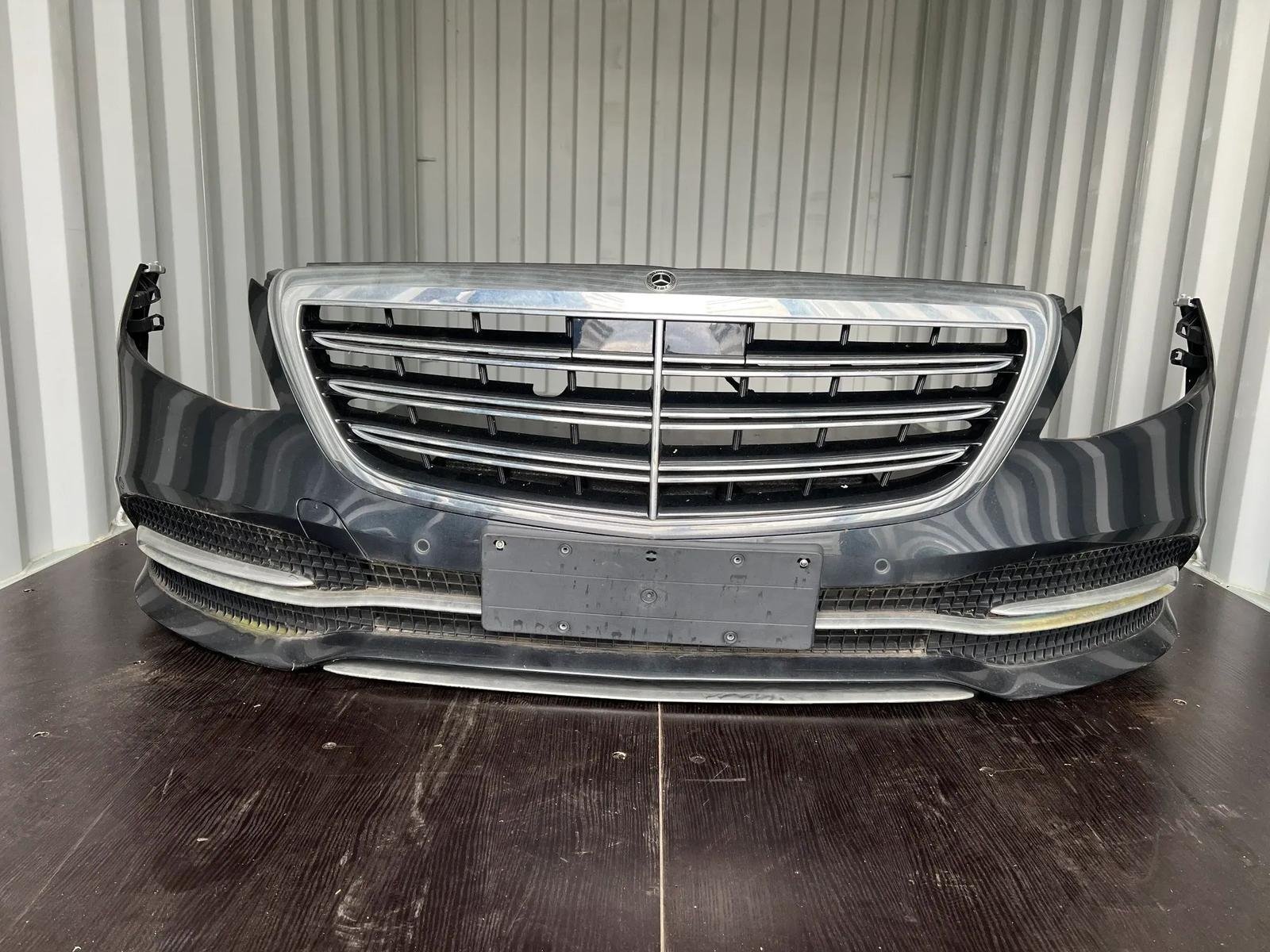 Mercedes-Benz S-Class W222 Front Bumper – Magnetite Black Metallic 9183