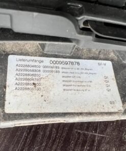 Alternative view of Mercedes-Benz S-Class W222 Front Bumper – Magnetite Black Metallic 9183