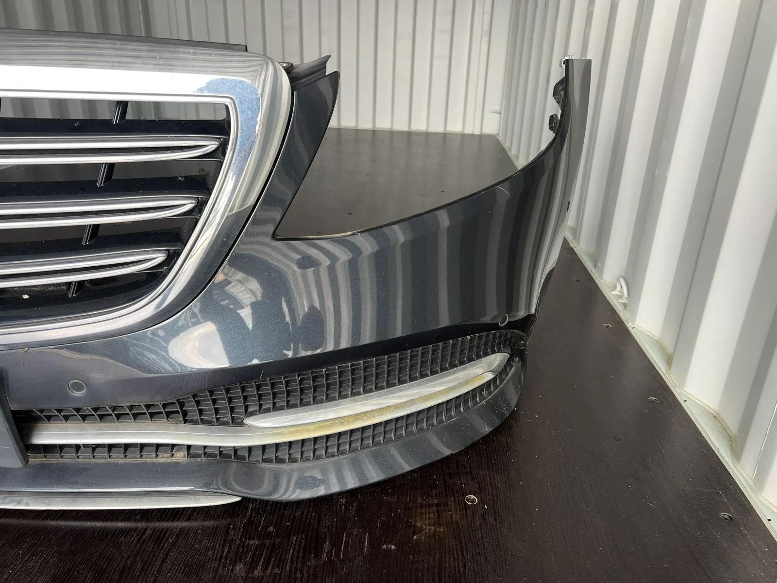 Mercedes-Benz S-Class W222 Front Bumper – Magnetite Black Metallic 9183 - Image 5