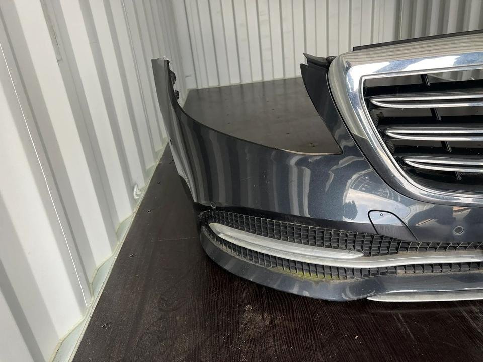Mercedes-Benz S-Class W222 Front Bumper – Magnetite Black Metallic 9183 - Image 11