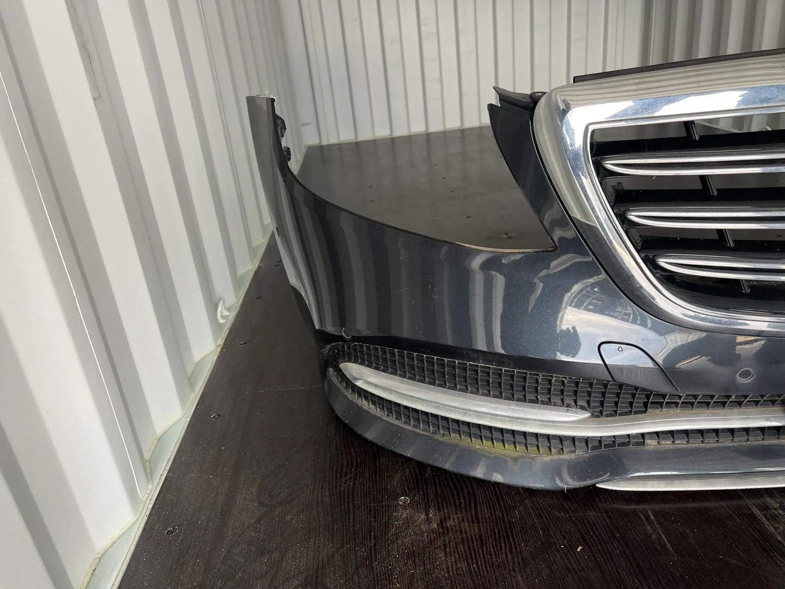 Mercedes-Benz S-Class W222 Front Bumper – Magnetite Black Metallic 9183 - Image 6