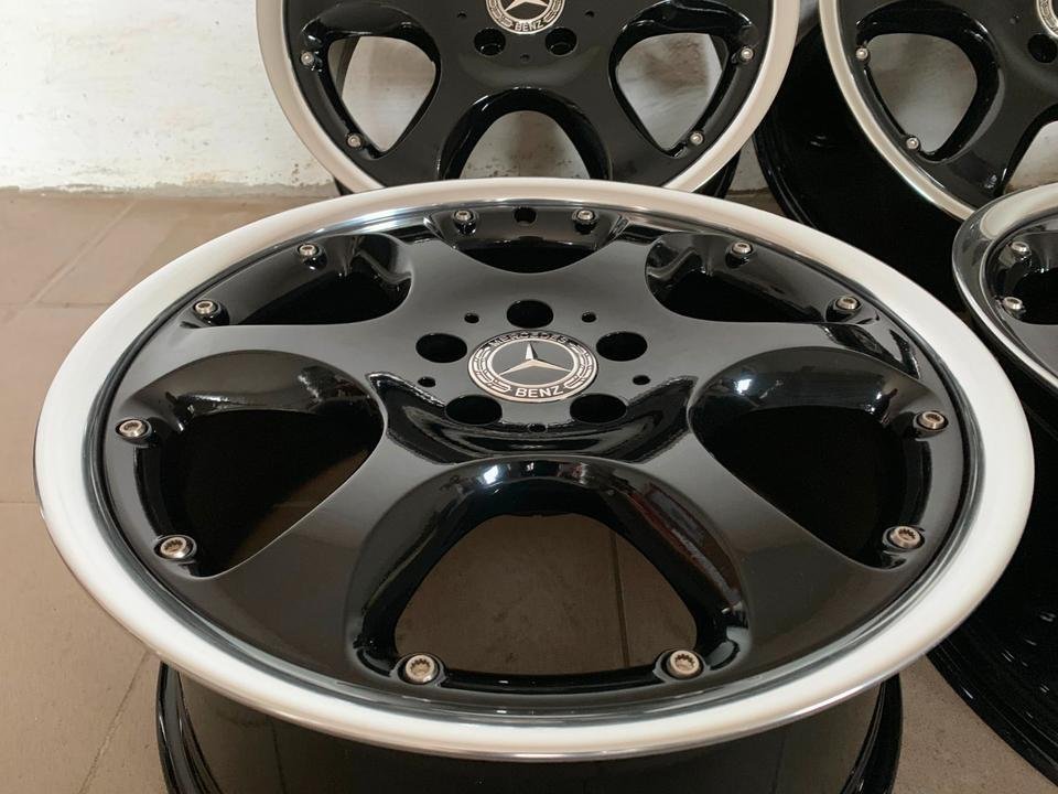 Genuine Mercedes 18 Albireo Silver Arrow Alloy Wheels - Image 9