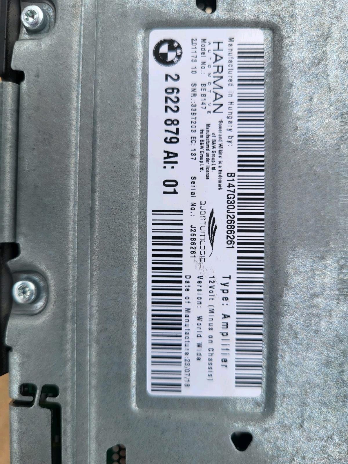 BMW Bowers & Wilkins (B&W) Diamond Surround sound system - Image 7