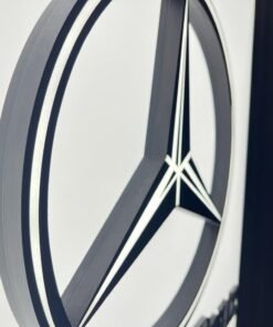 Alternative view of Original Mercedes-Benz Promotional Illuminated Sign