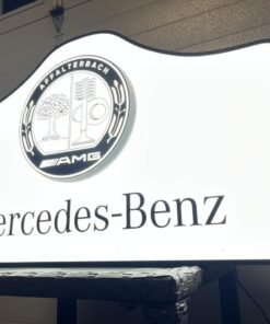 Alternative view of Original Mercedes-Benz Promotional Illuminated Sign