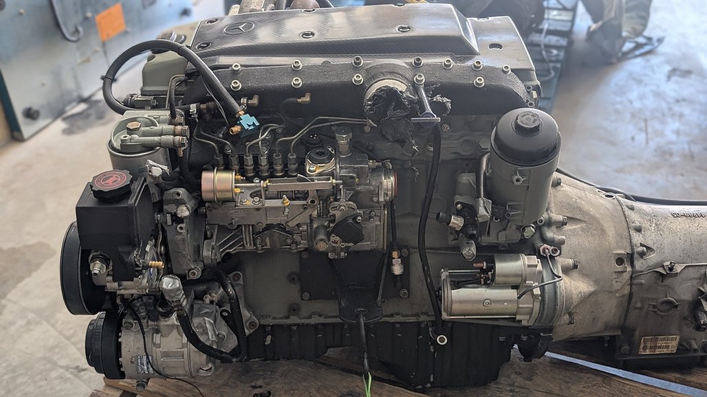 Rebuilt Mercedes-Benz OM606 Turbo Diesel Engine - Image 11