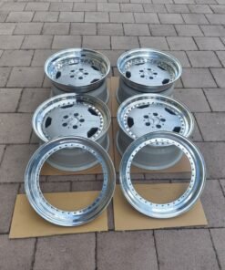 Staggered 3-Piece 17″ AMG Aero III Wheels