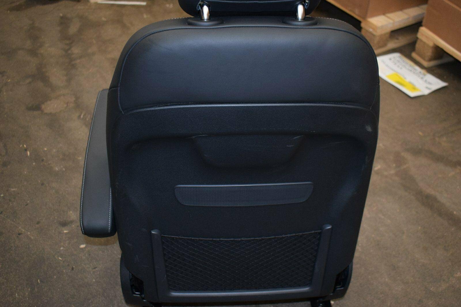 Mercedes W447 Passenger Seat — Black Leather — Fully Electric - Image 4