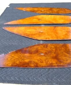 Alternative view of Pre-Merger AMG W126 Wooden Tray Tables & LWB Door Inserts