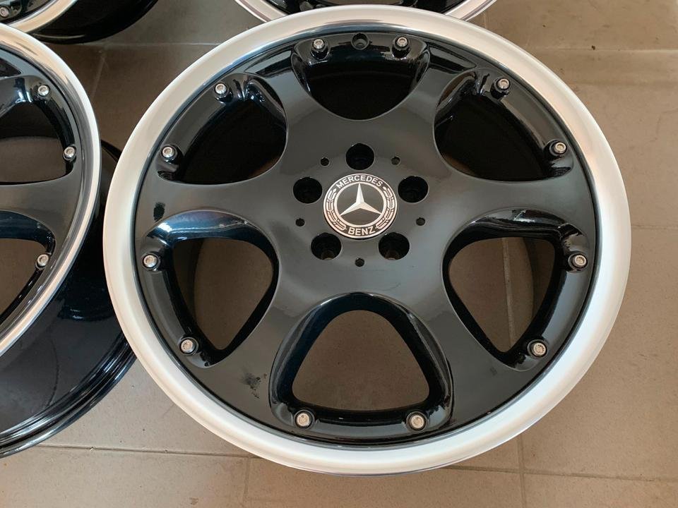 Genuine Mercedes 18 Albireo Silver Arrow Alloy Wheels - Image 11