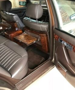 Pre-Merger AMG W126 Wooden Tray Tables & LWB Door Inserts