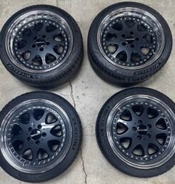 Staggered 3-Piece 18″ BRABUS Monoblock III Wheels & Tires