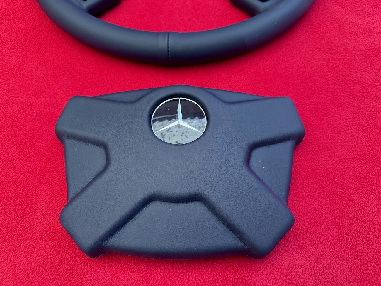 ATIWE Premerger AMG Steering Wheel – Blue Leather - Image 10