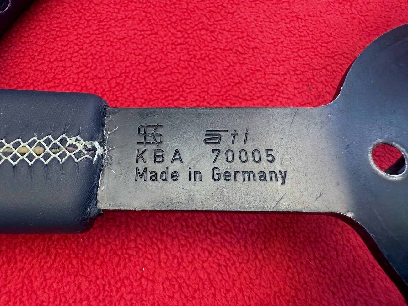 ATIWE Premerger AMG Steering Wheel – Blue Leather - Image 5