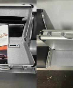 R129 SL Silver Arrow Aluminum Briefcase