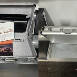 R129 SL Silver Arrow Aluminum Briefcase